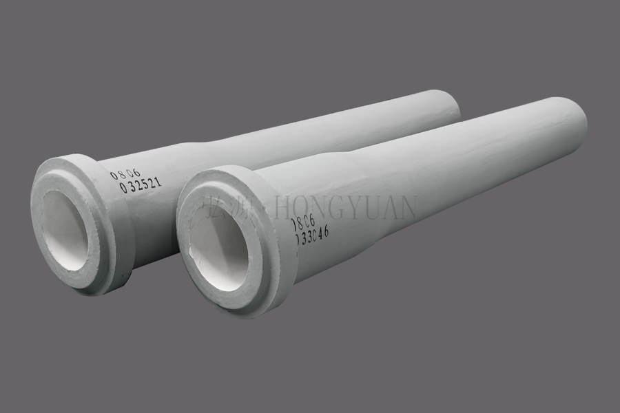 SiC Riser Tube/NSiC Ceramic Stalk Tube/Super abrasion resistance