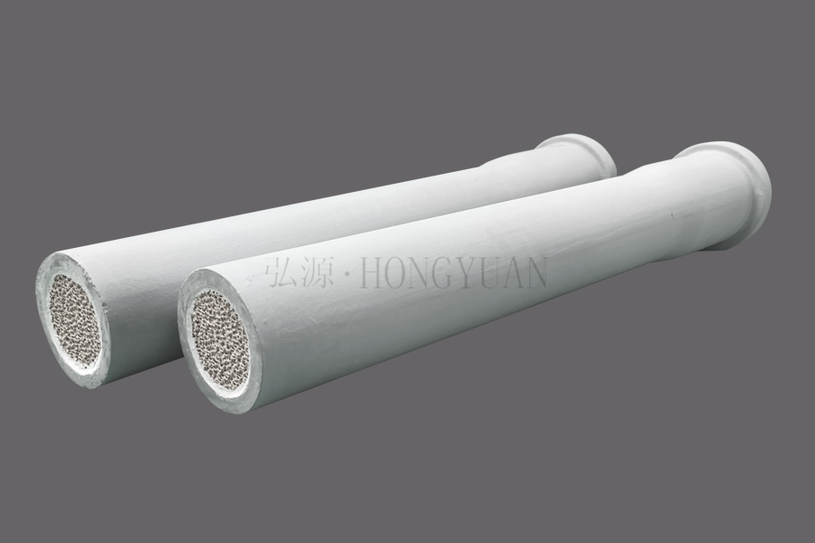 SiC Riser Tube/NSiC Ceramic Stalk Tube/Super abrasion resistance